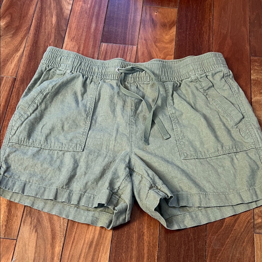 Nautica Olive Green Cargo Shorts
